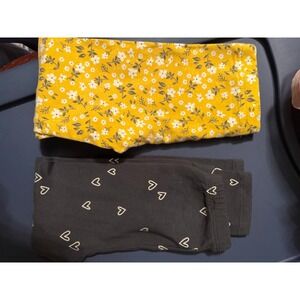 Two pairs of toddler girls leggings 3T cat and Jack